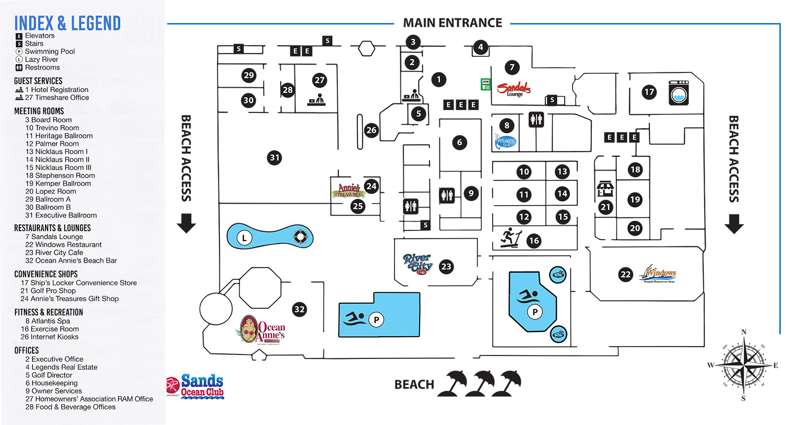 Property Rules :: Sands Ocean Club Timeshare